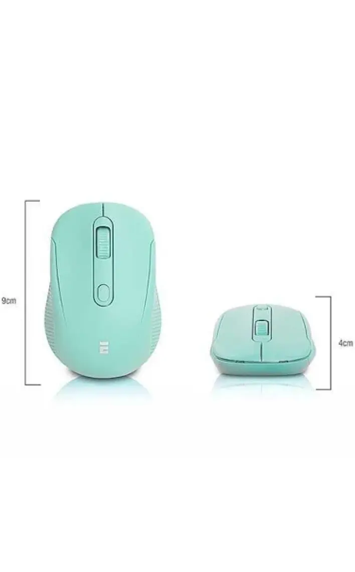 Metrashop SM-300 USB Yeşil 4d Optik Süper Sessiz Alkalin Pil Kablosuz Mouse