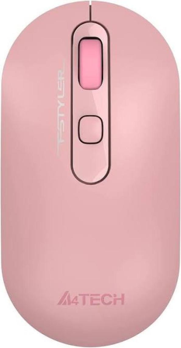 A4Tech FG20 Nano Alıcı Kablosuz Optik 2000DPI Enerji Korumalı Kompakt Mouse - Pembe