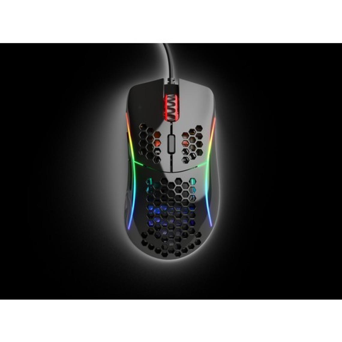 Glorious Model D GD-GBLACK Parlak Siyah RGB Ergonomik Optik Kablolu Oyuncu Mouse