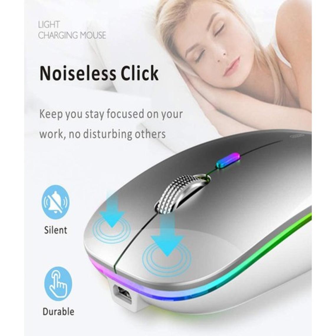 Batcell Rgb LED Kablosuz Mouse Optik Wireless Mouse Sessiz Mouse