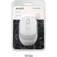 A4Tech FG10 Nano Alıcı Kablosuz Optik 2000DPI Enerji Korumalı Mouse - Beyaz
