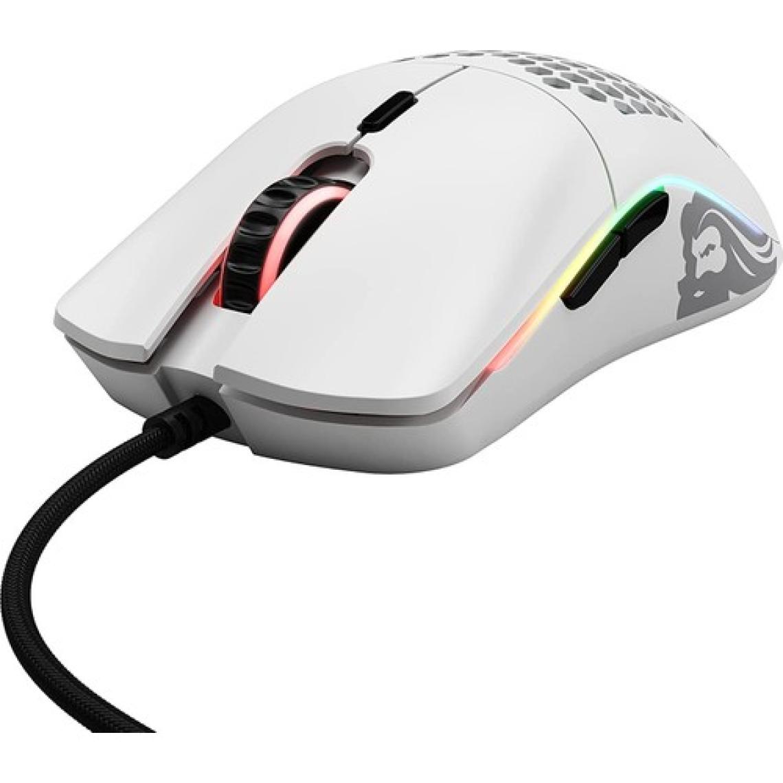 Glorious Model O Minus Mat Beyaz Kablolu Optik Oyuncu Mouse