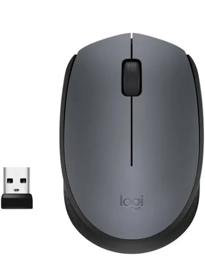 Logitech M170 USB Alıcılı Kablosuz Kompakt Mouse - Gri