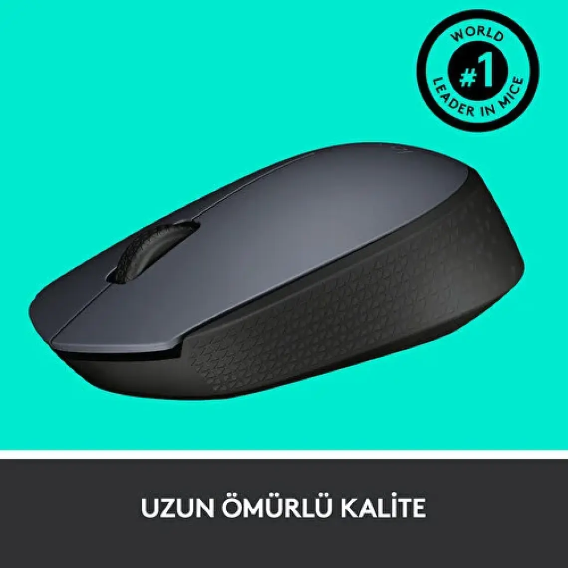 Logitech M170 USB Alıcılı Kablosuz Mouse - Gri