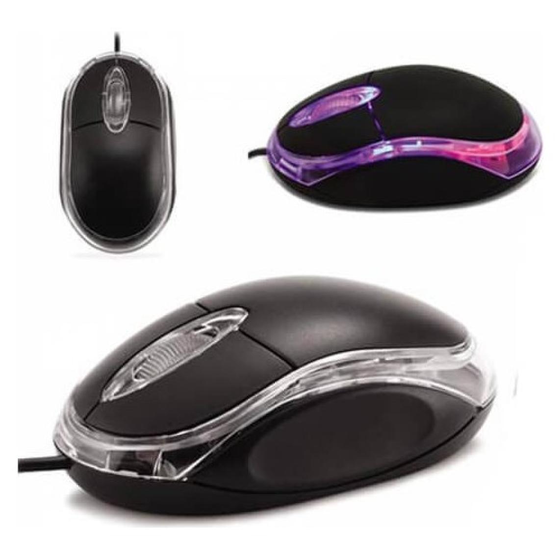 Wozlo WZ-800 Optik USB Mouse Kırmızı Işıklı Mini USB Maus