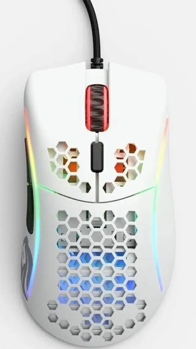Glorious Model D Kablolu Mat Beyaz Orta/Küçük El RGB Oyuncu Mouse GLO-MS-DM-MW