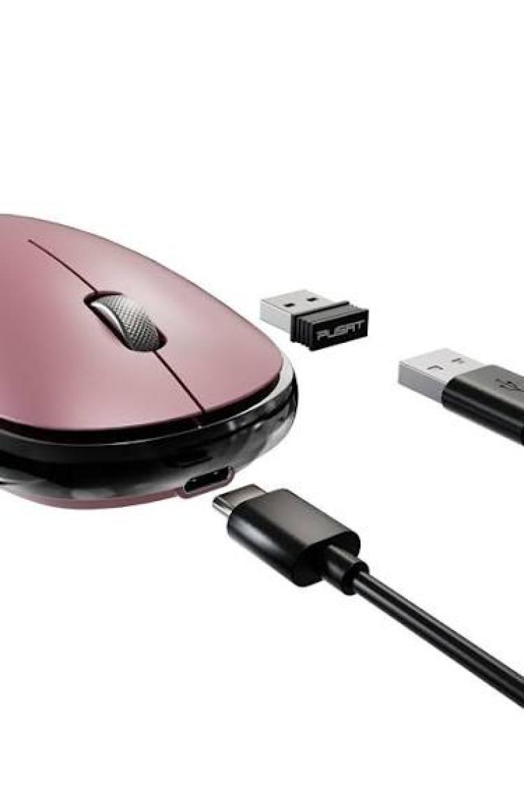Pusat Business Pro Sessiz Kablosuz Şarjlı Kompakt Mouse - Rose Gold