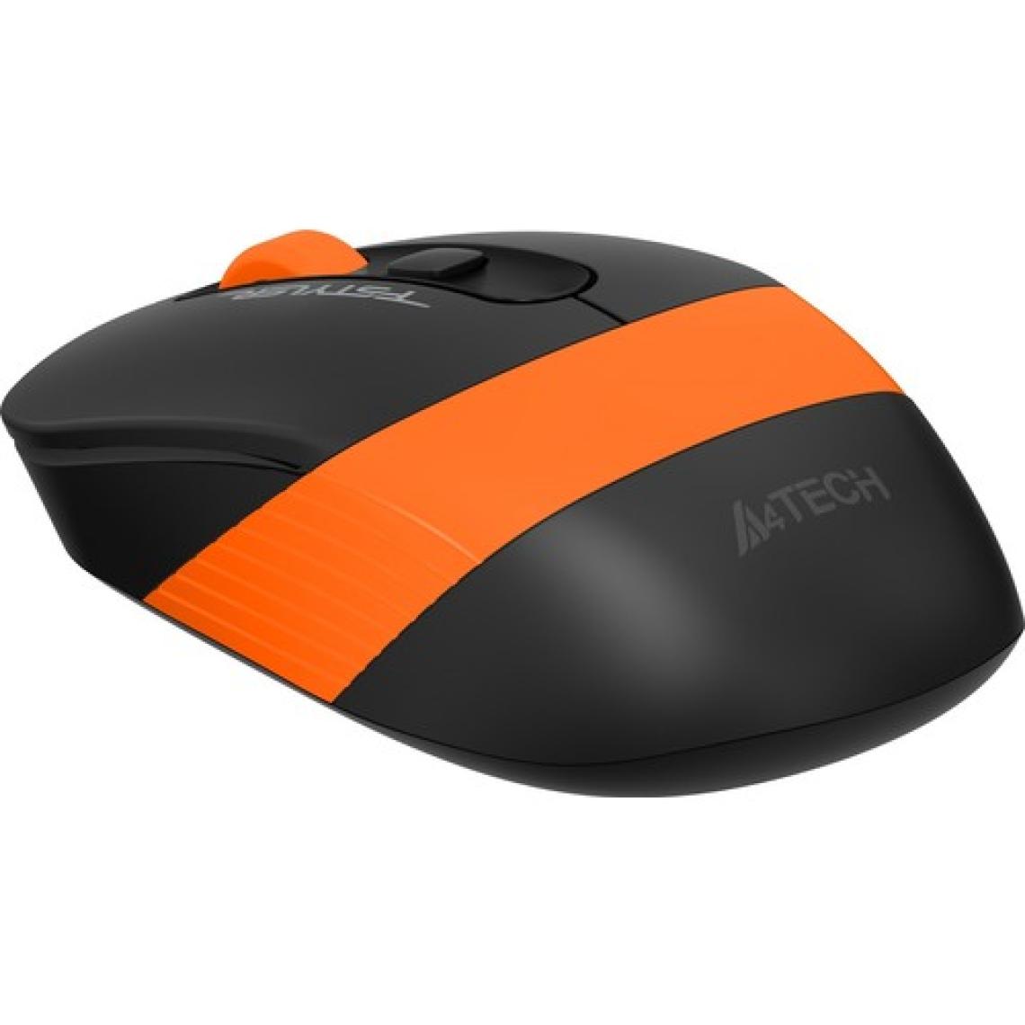A4 Tech FG10 Kablosuz Optik Mouse Siyah-Turuncu
