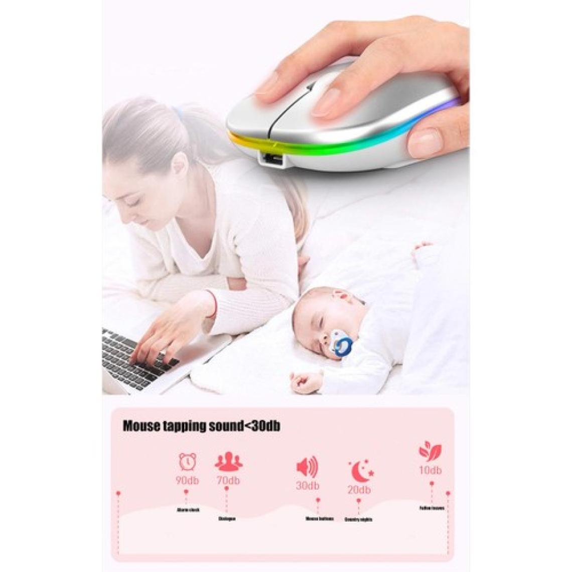 Apera BN28 Kablosuz Wireless Mouse Sessiz Tık Rgb Aydınlatmalı Şarj Edilebilir