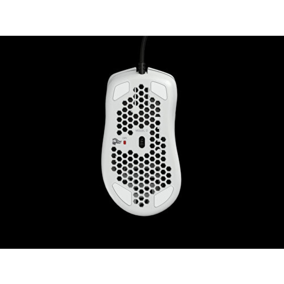 Glorious Model D GD-GWHITE Parlak Beyaz RGB Ergonomik Optik Kablolu Oyuncu Mouse