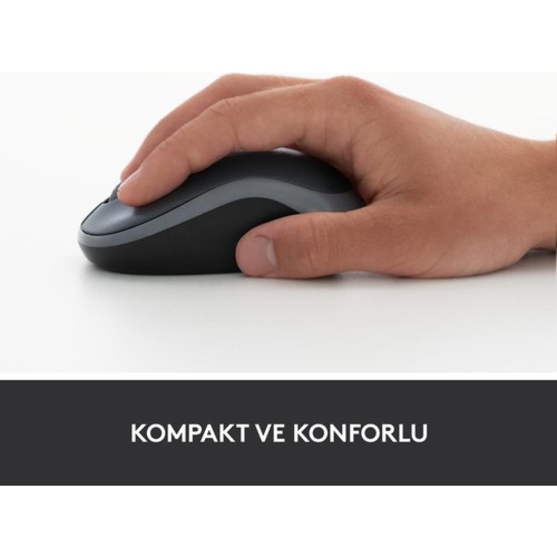 Logitech M185 Kırmızı 910-002237 Wireless Optik Mouse
