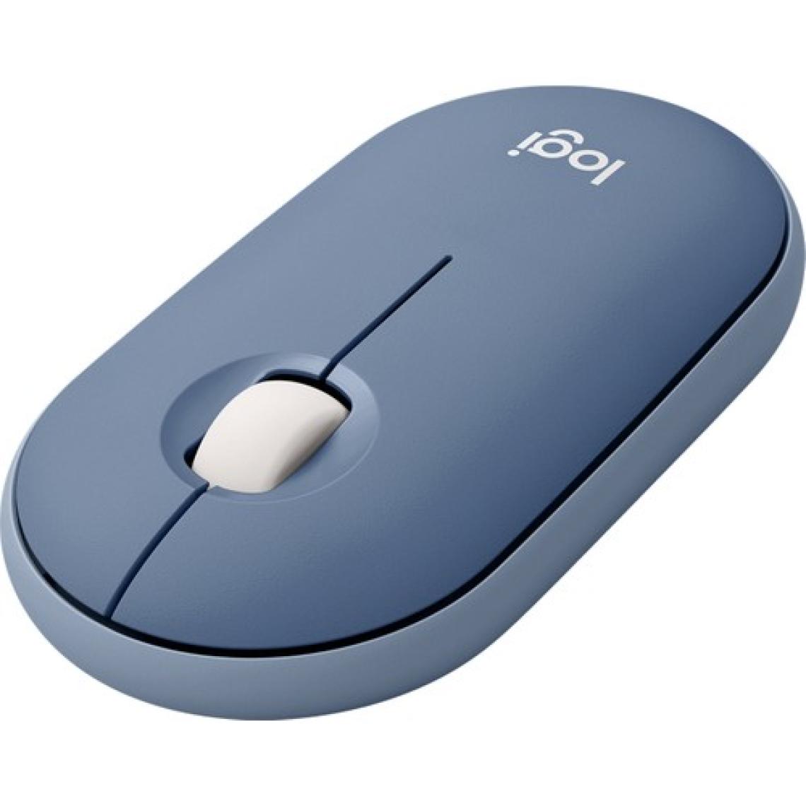 Logitech M350 Pebble Mac Için Sessiz Kablosuz Kompakt Mouse - Uzay Mavisi