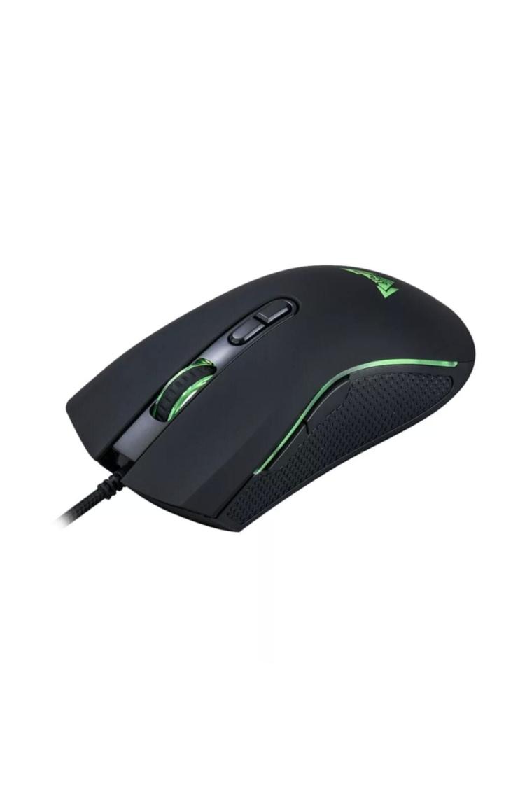 Crown Micro CMXG-135 Dark Curv Tpr Kaplama-Gold Usb-Rgb Oyuncu Mouse