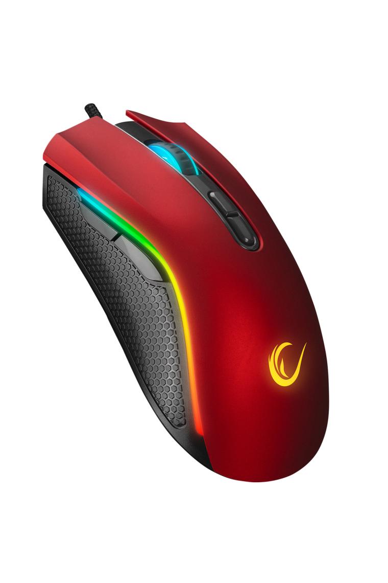 Rampage Smx-r44 V2 Makrolu Kırmızı 12800 Dpı Rgb Ledli 80 Milyon Gaming Pro Oyuncu Mouse