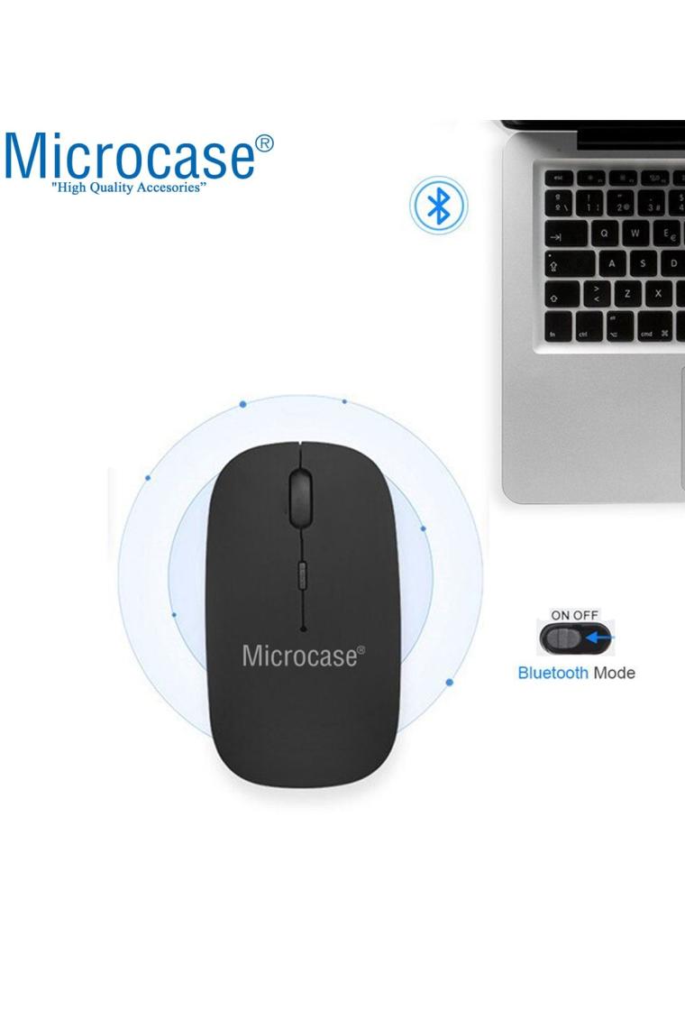 Microcase 800-1200-1600 Dpı Bluetooth Kablosuz Mouse - AL2722 Siyah
