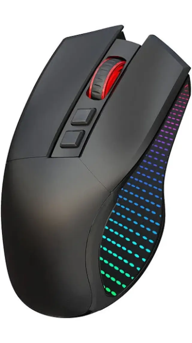 Claw's Crossfire Air V1 Kablosuz 10000 Dpi Pixart PMW3325 Sensör Makro Yazılımlı Chromatic RGB Kablosuz Gaming Mouse - Siyah (2.4 GHz Kablosuz + BT5.1 + Type-C ile Kullanım Desteği)