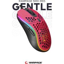 Rampage SMX-R85 Gentle RGB Makrolu Oyuncu Mouse Kırmızı