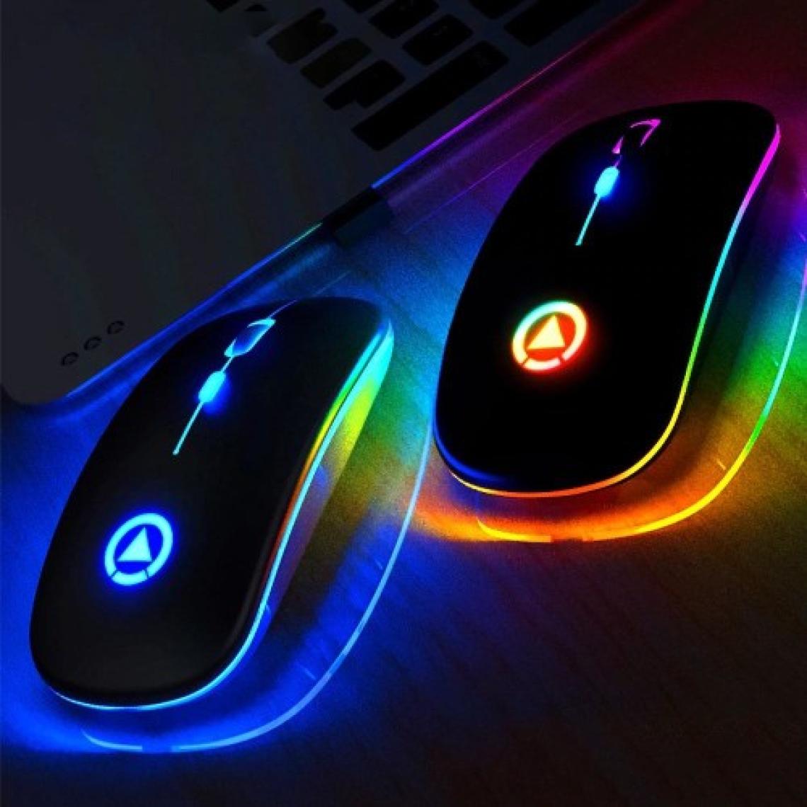Dailytech Şarj Edilebilir Kablosuz LED Işıklı Sessiz Optik Mouse