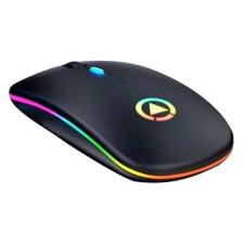 Dailytech Şarj Edilebilir Kablosuz LED Işıklı Sessiz Optik Mouse