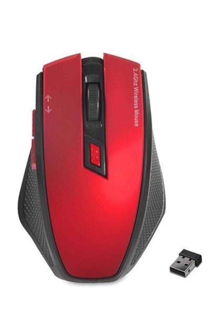 Everest SMW-777-K Wireless Optik Mouse Kırmızı
