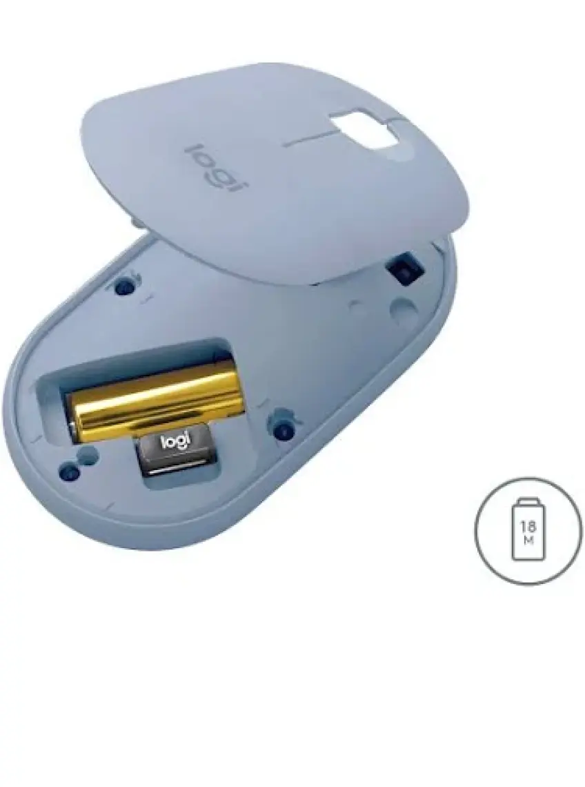 Logitech M350 Pebble Sessiz Kablosuz Kompakt Mouse - Siyah