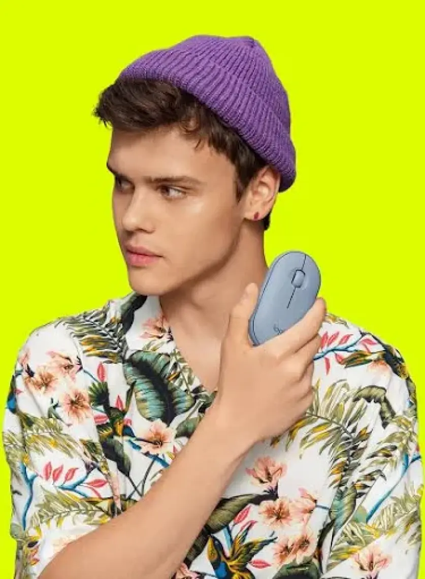 Logitech M350 Pebble Sessiz Kablosuz Kompakt Mouse - Siyah