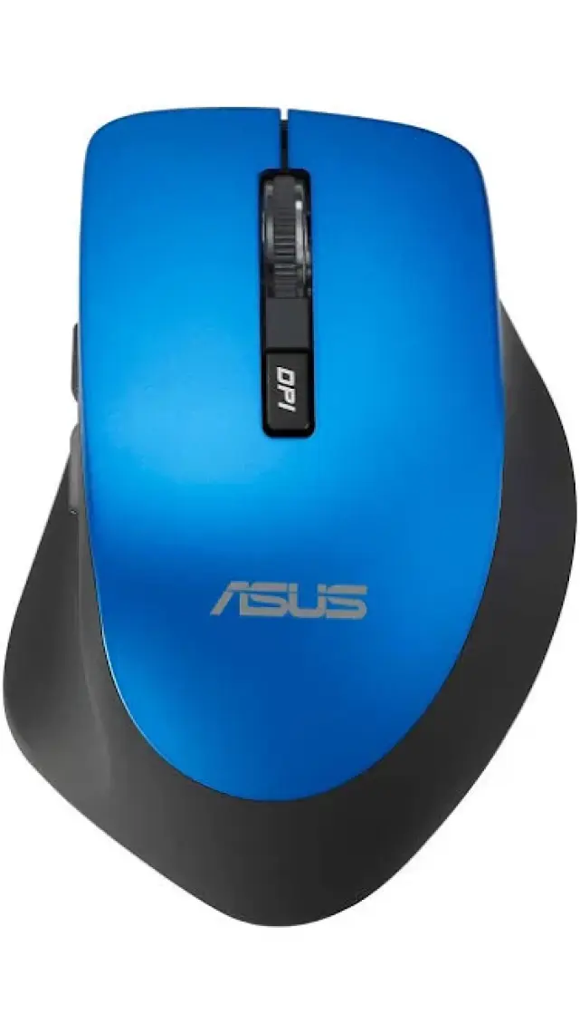 Asus WT425 Kablosuz Optik Sessiz Tıklama Özellikli Mavi Mouse