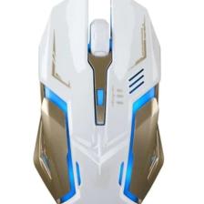 Işıklı Optik Oyuncu Faresi - Gaming Mouse Beyaz M2 Rgb
