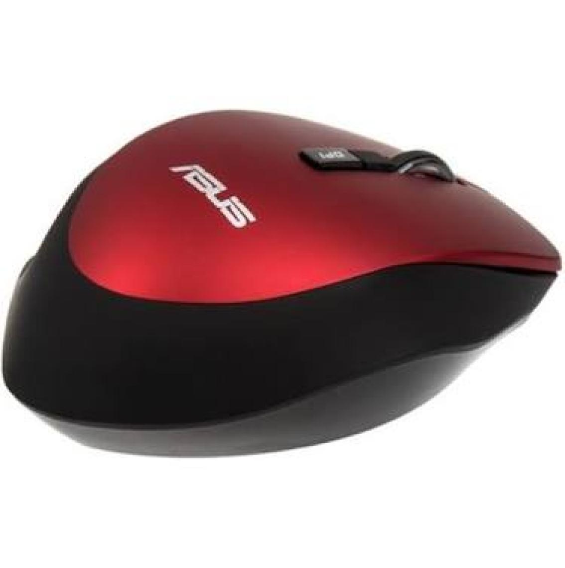 Asus WT425 Kablosuz Optik Sessiz Tıklama Özellikli Kırmızı Mouse