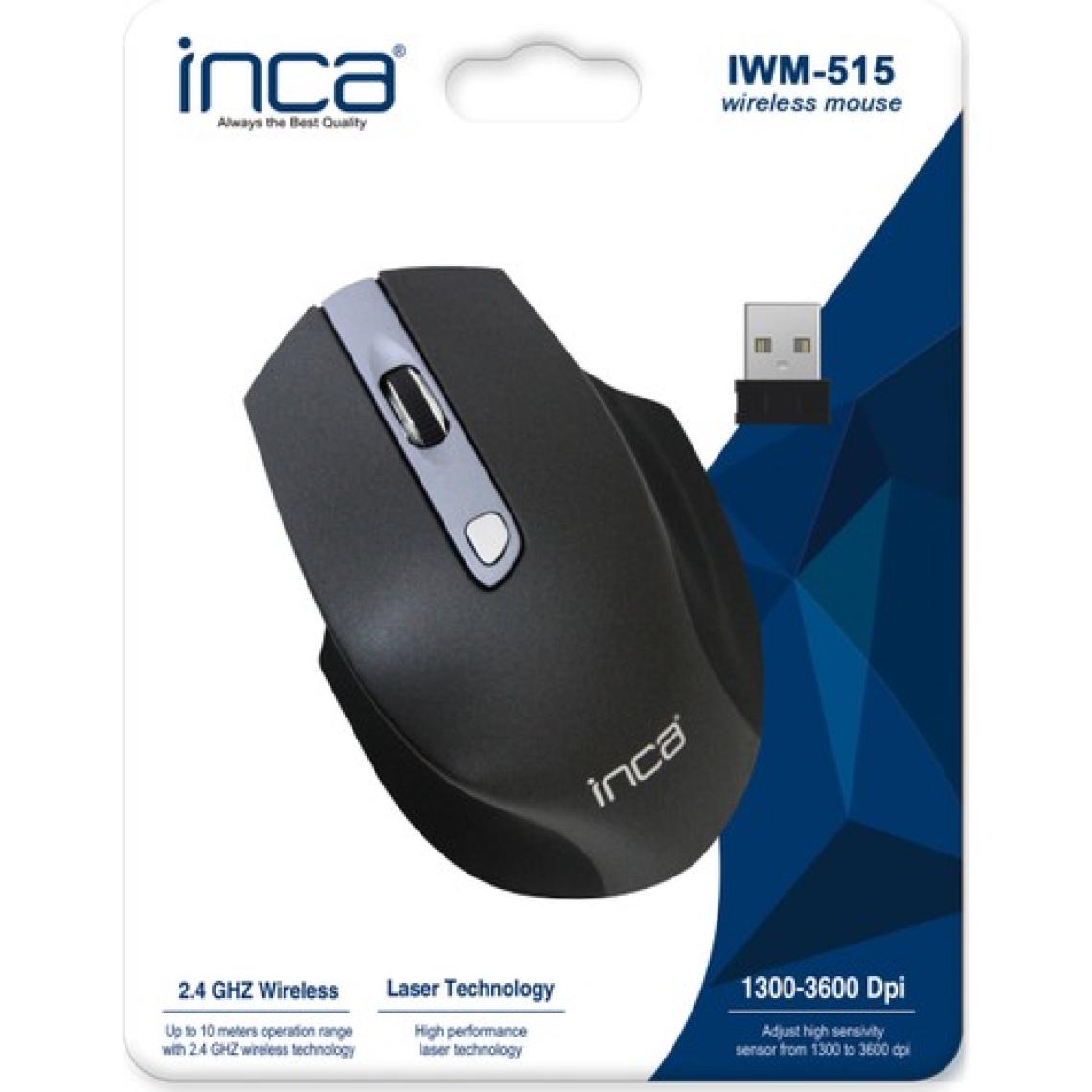 Inca IWM-515 1300/3600 High Dpi Low Power Laser Wireless Mouse