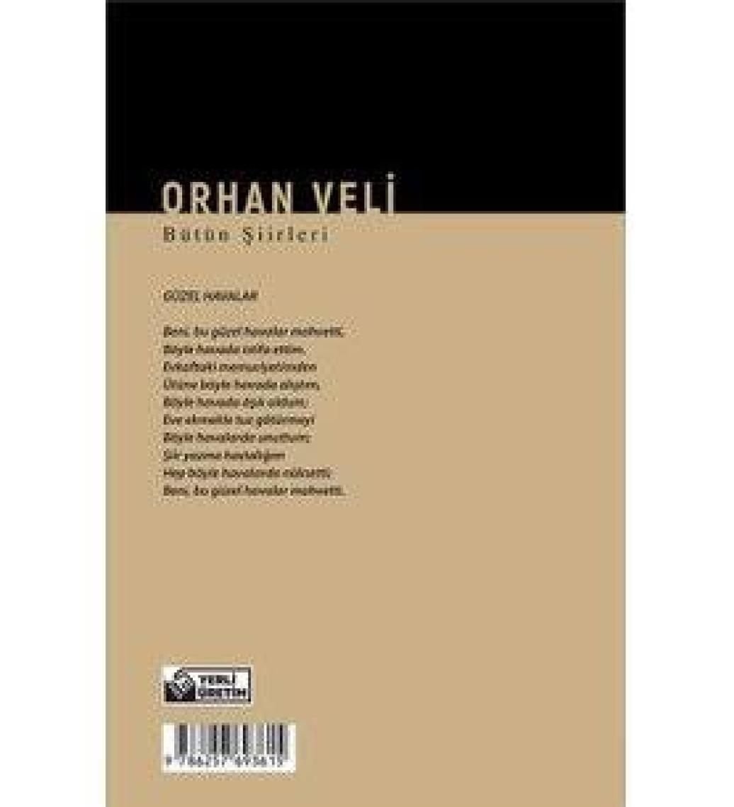 Aperatif Kitap Yayınları Orhan Veli - Bütün Şiirleri
