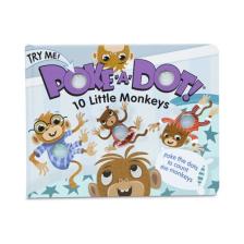 Poke-A-Dot Interaktif Kitap - 10 Little Monkeys