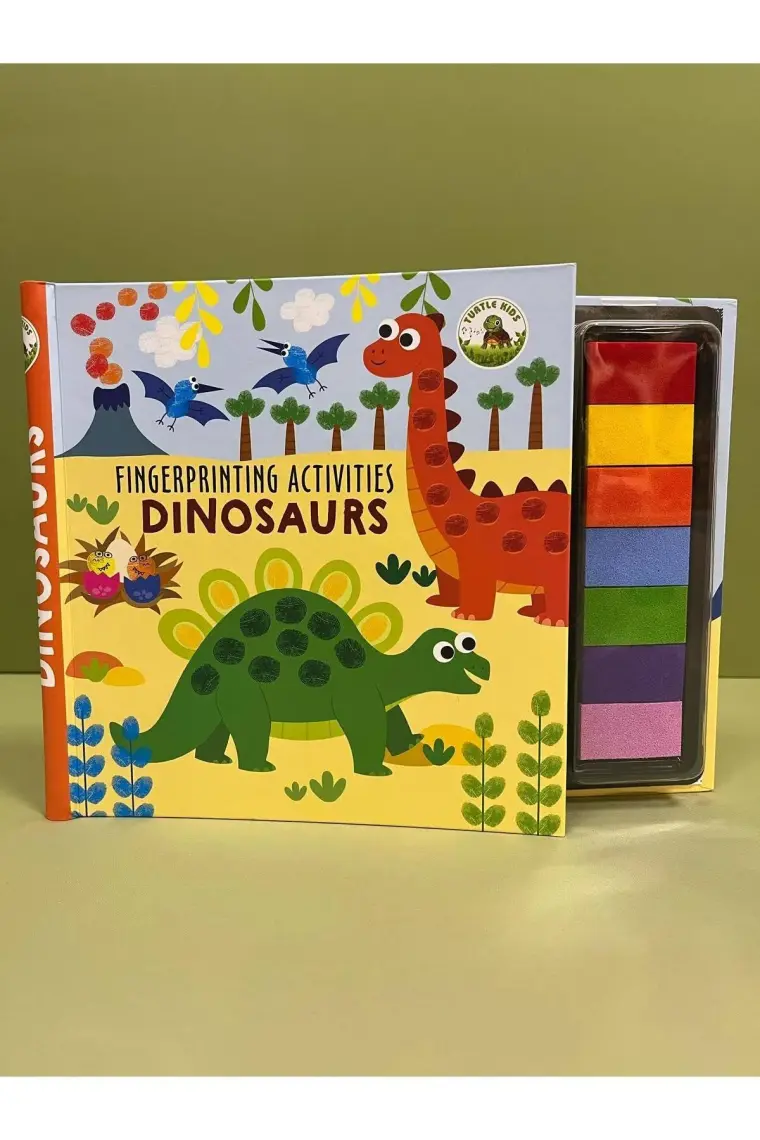 Turtle Kids Fingerprinting Activities Dinosaurs