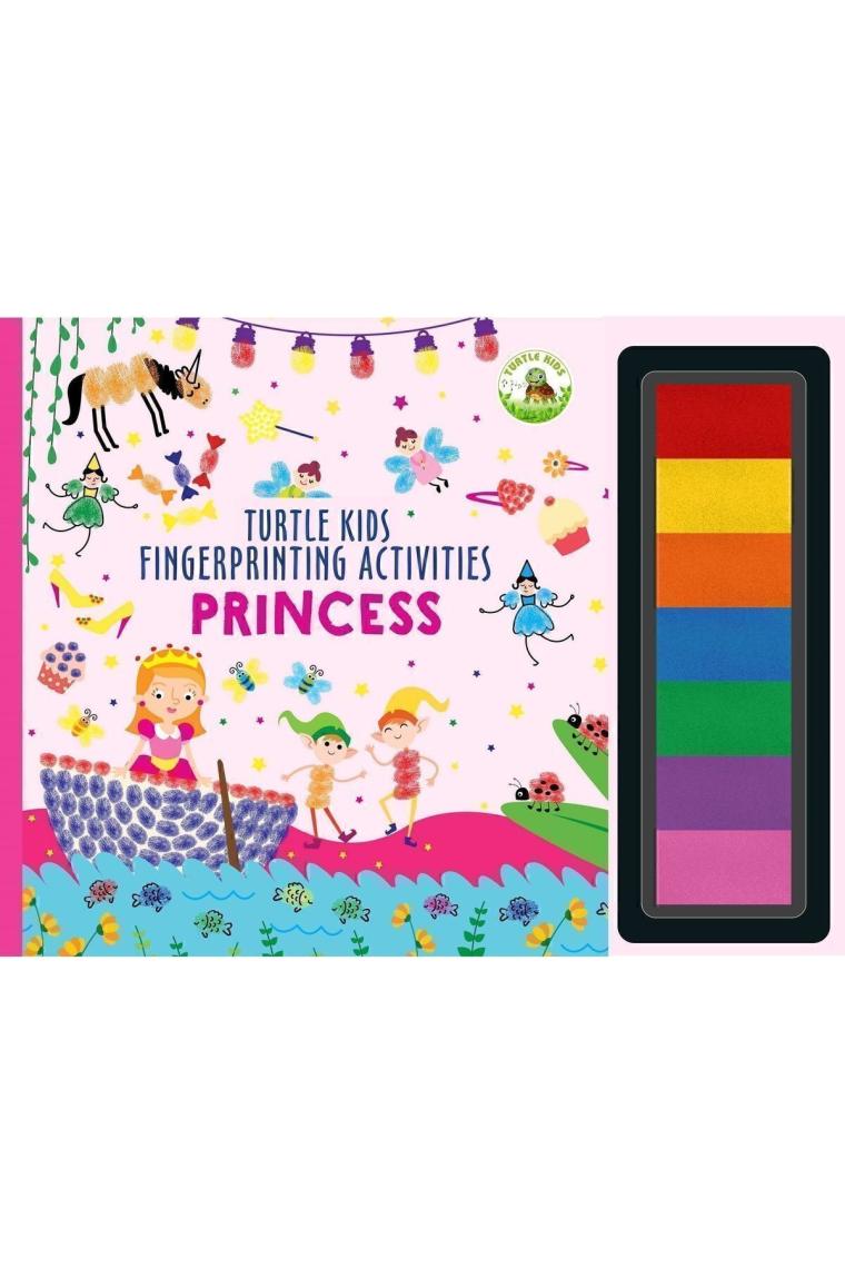 Turtle Kids Fingerprinting Activities Princess