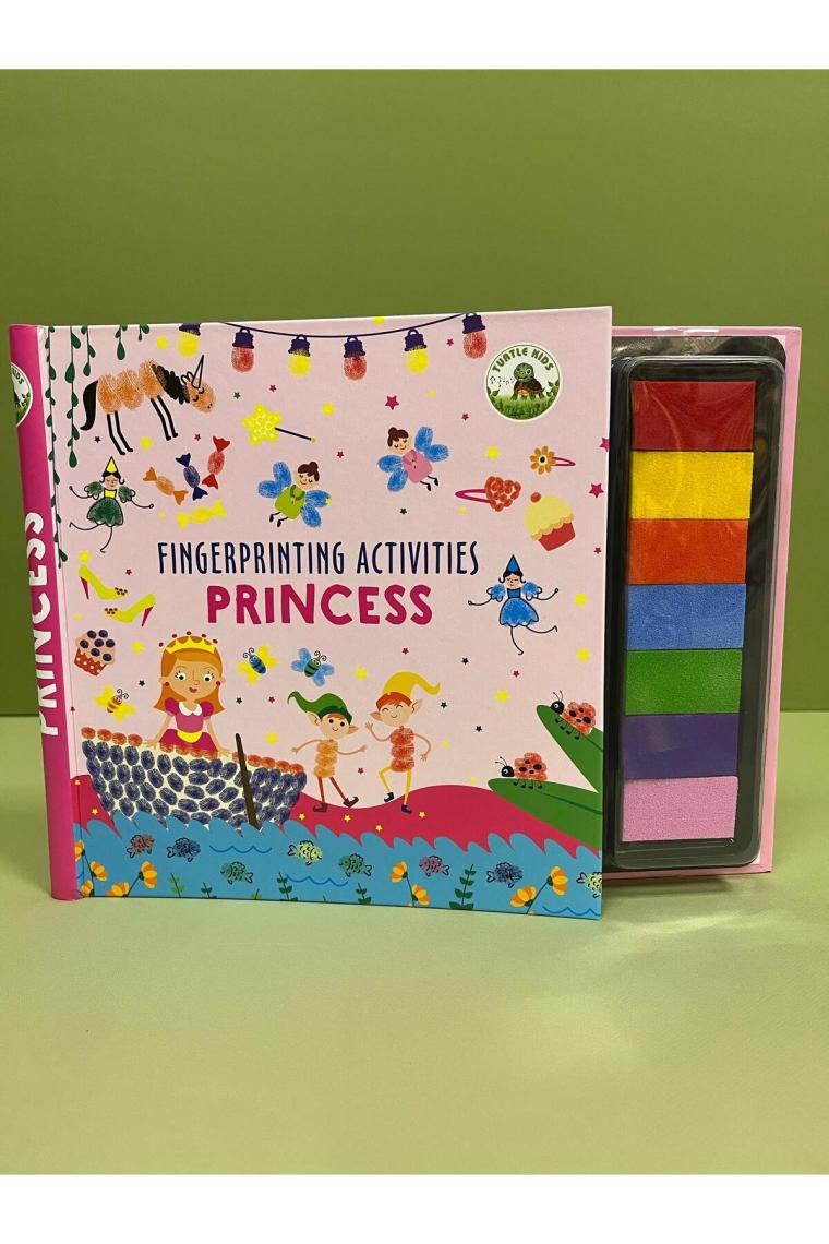 Turtle Kids Fingerprinting Activities Princess