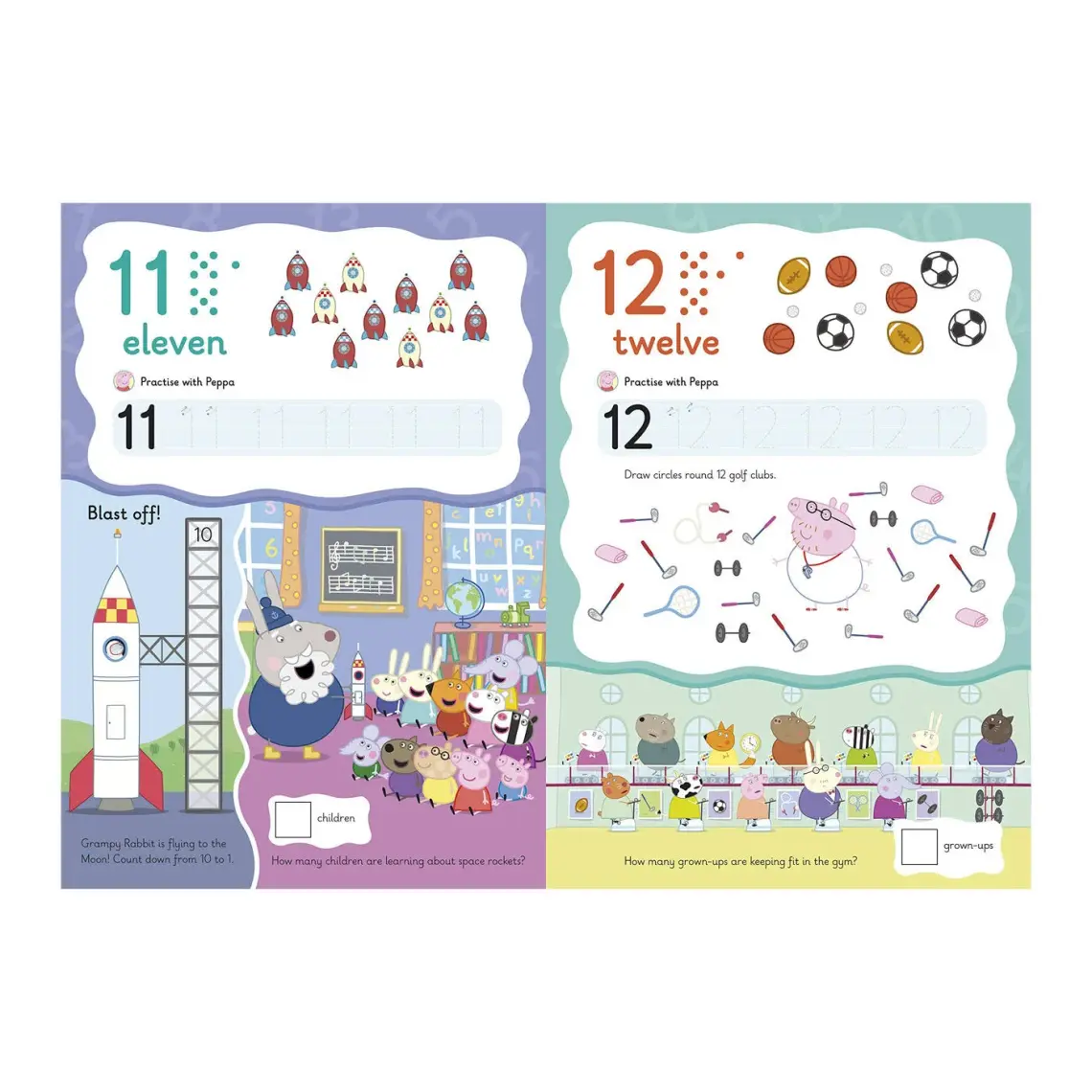 Peppa Pig: Practise With Peppa: Wipe-Clean First Counting