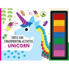 Turtle Kids Fingerprinting Activities Unicorn