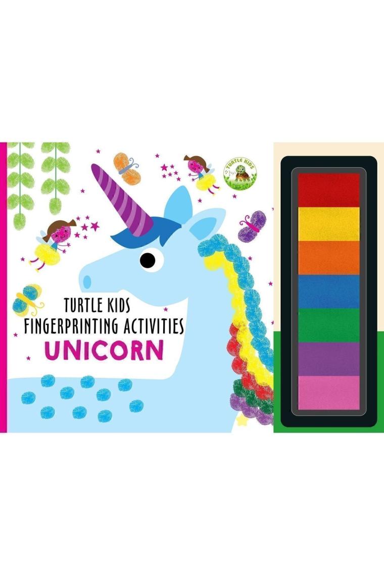Turtle Kids Fingerprinting Activities Unicorn