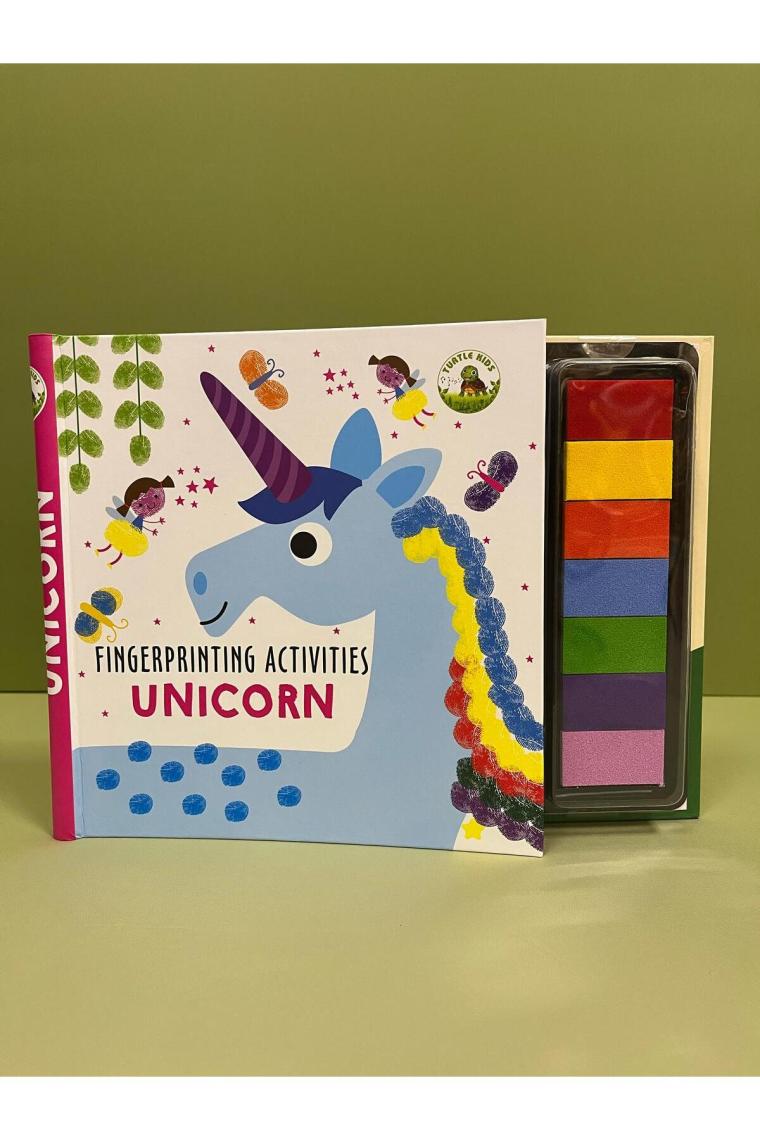 Turtle Kids Fingerprinting Activities Unicorn
