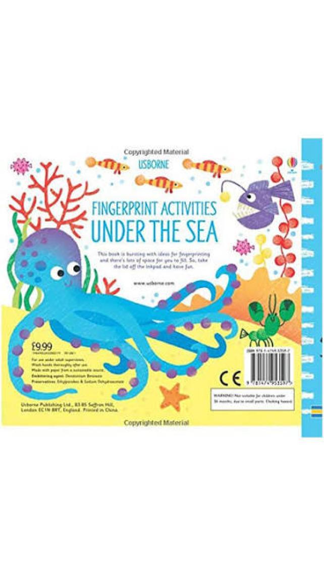 Usborne Fingerprints Activities - Under The Sea