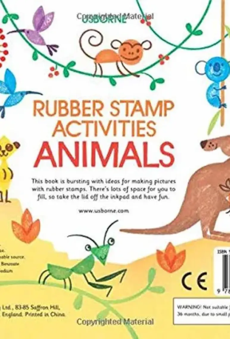 Usborne Rubber Stamp Activities Animals