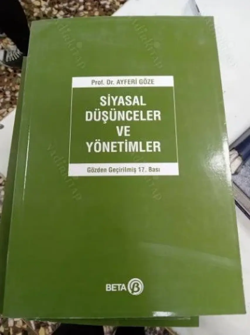 Siyasal Düşünceler ve Yönetimler - Ayferi Göze