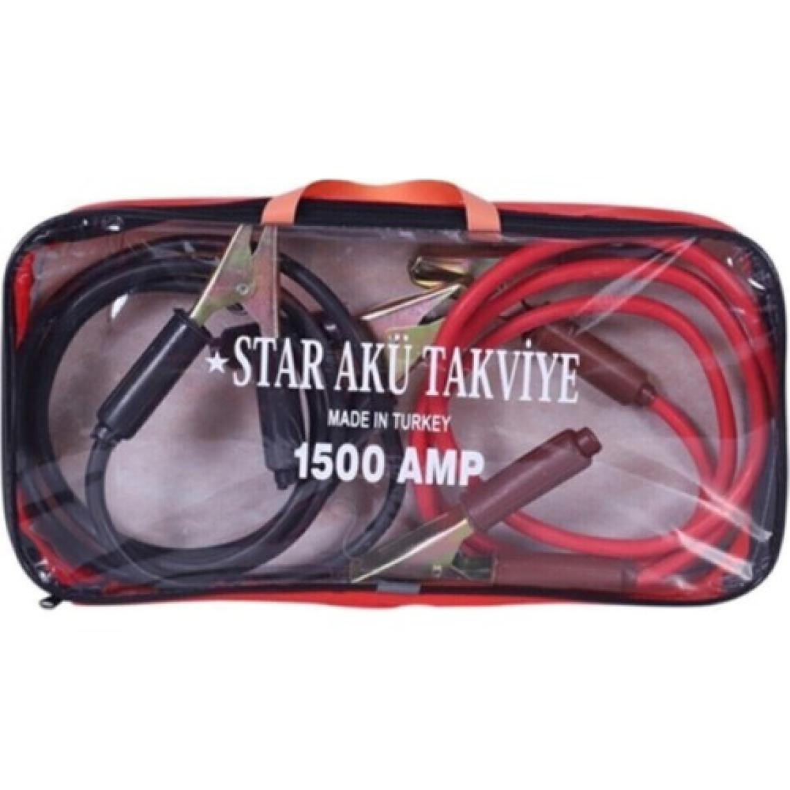 Star For Today Akü Takviye 1500 Kablosu + Çeki Halat Hediyeli + Çantalıdır