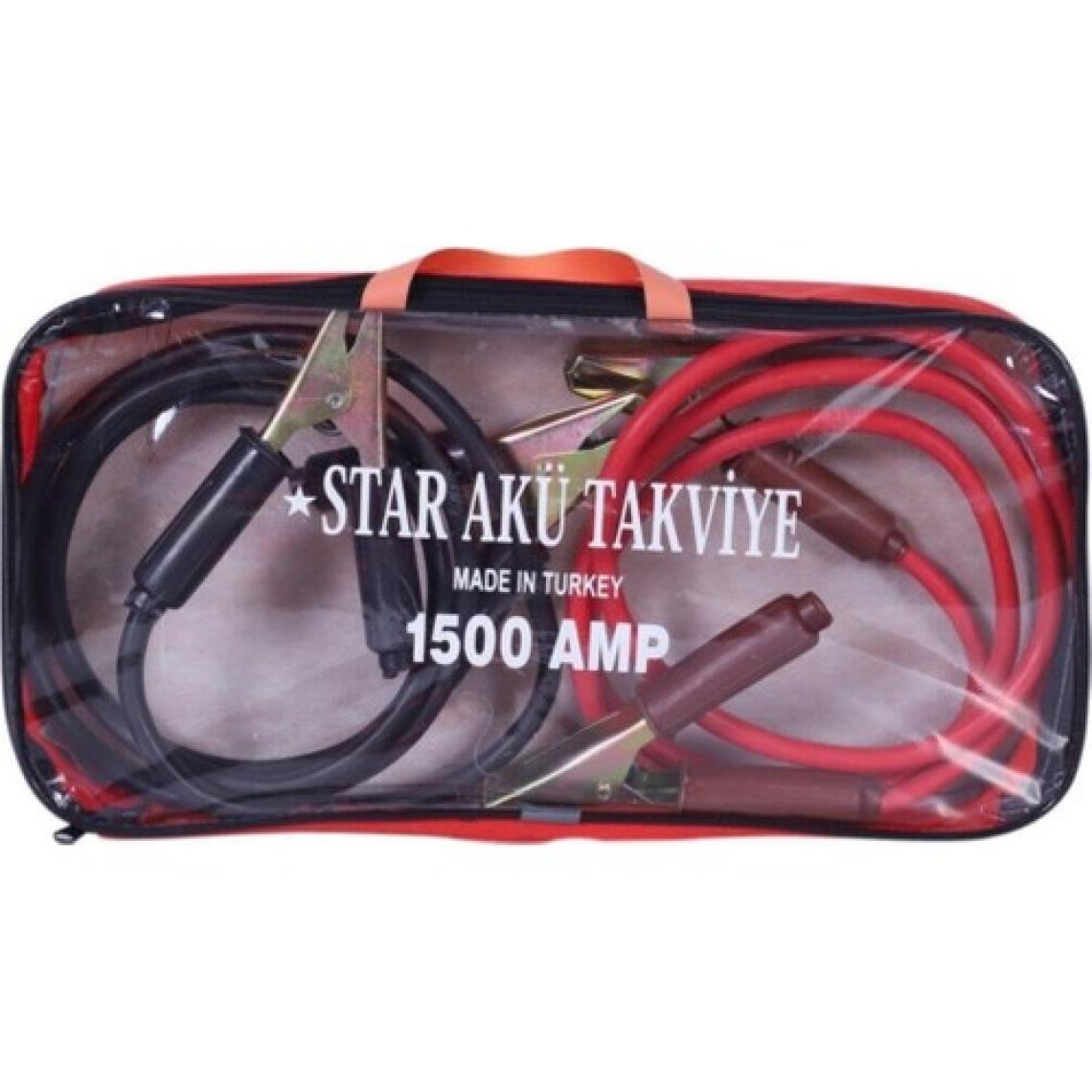 Çınartech Star Çantalı Akü Takviye Kablosu 1500 Amper 2 Metre