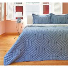 Linens Vita Mavi Çift Kişilik Yatak Örtüsü Seti