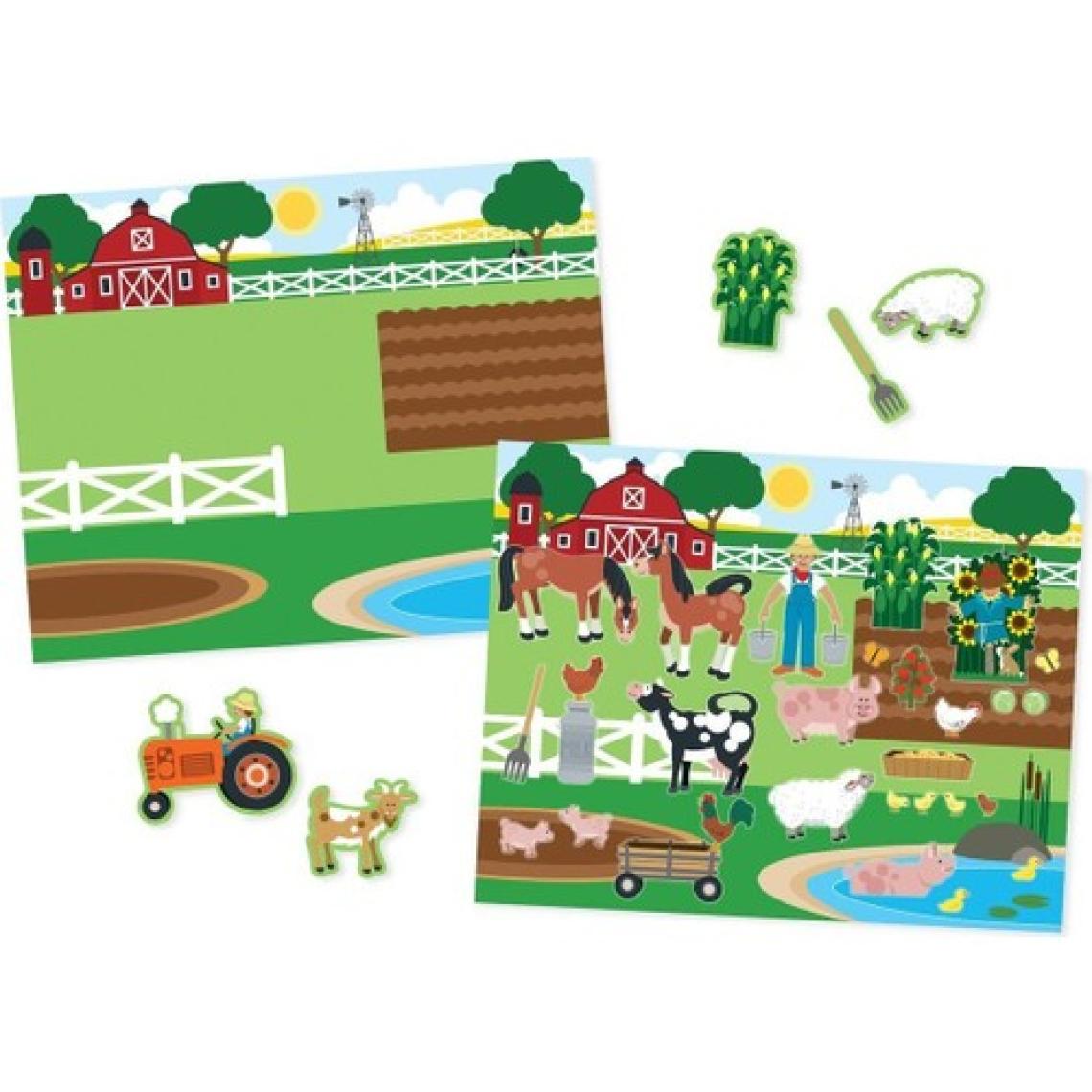 Melissa & Doug Hayvan Temalı Çıkartma Seti - Normal Boy, Renkli, 5 Oyun Sahnesi ve 150'den Fazla Tekrar Kullanılabilir Çıkartma, 3-6 Yaş Arası Çocuklar İçin