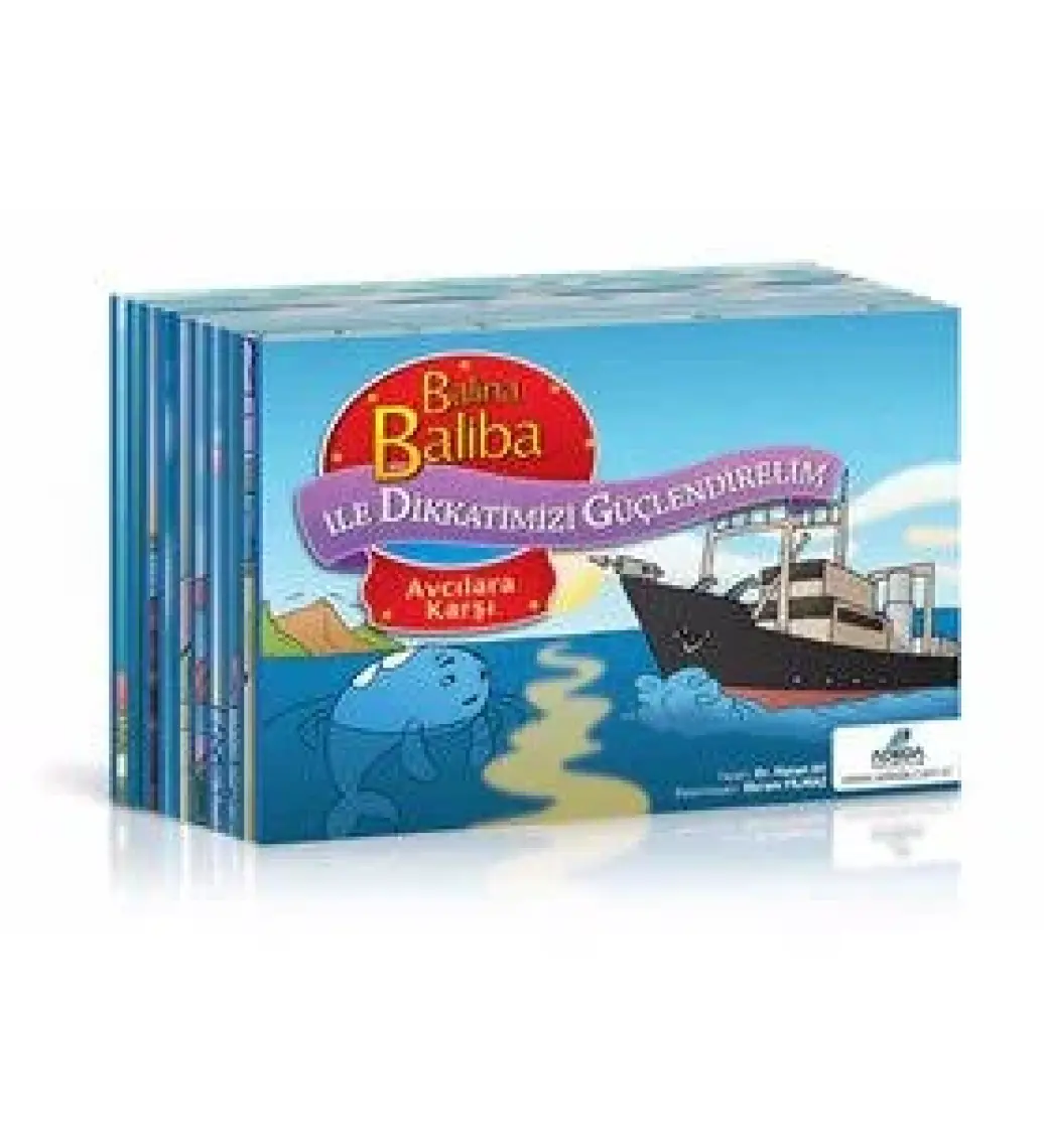 Angel Of Life Dikkat Güçlendiren Hikaye Seti - Balina Baba (Kutulu 10 Kitap) (6-9 Yaş)