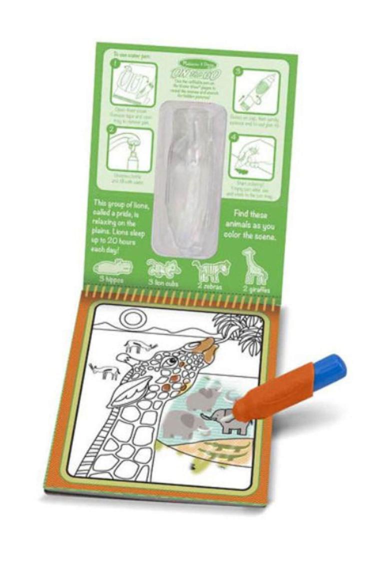 Melissa&Doug Water Wow! Su İle Boyama Kitabı - Safari /