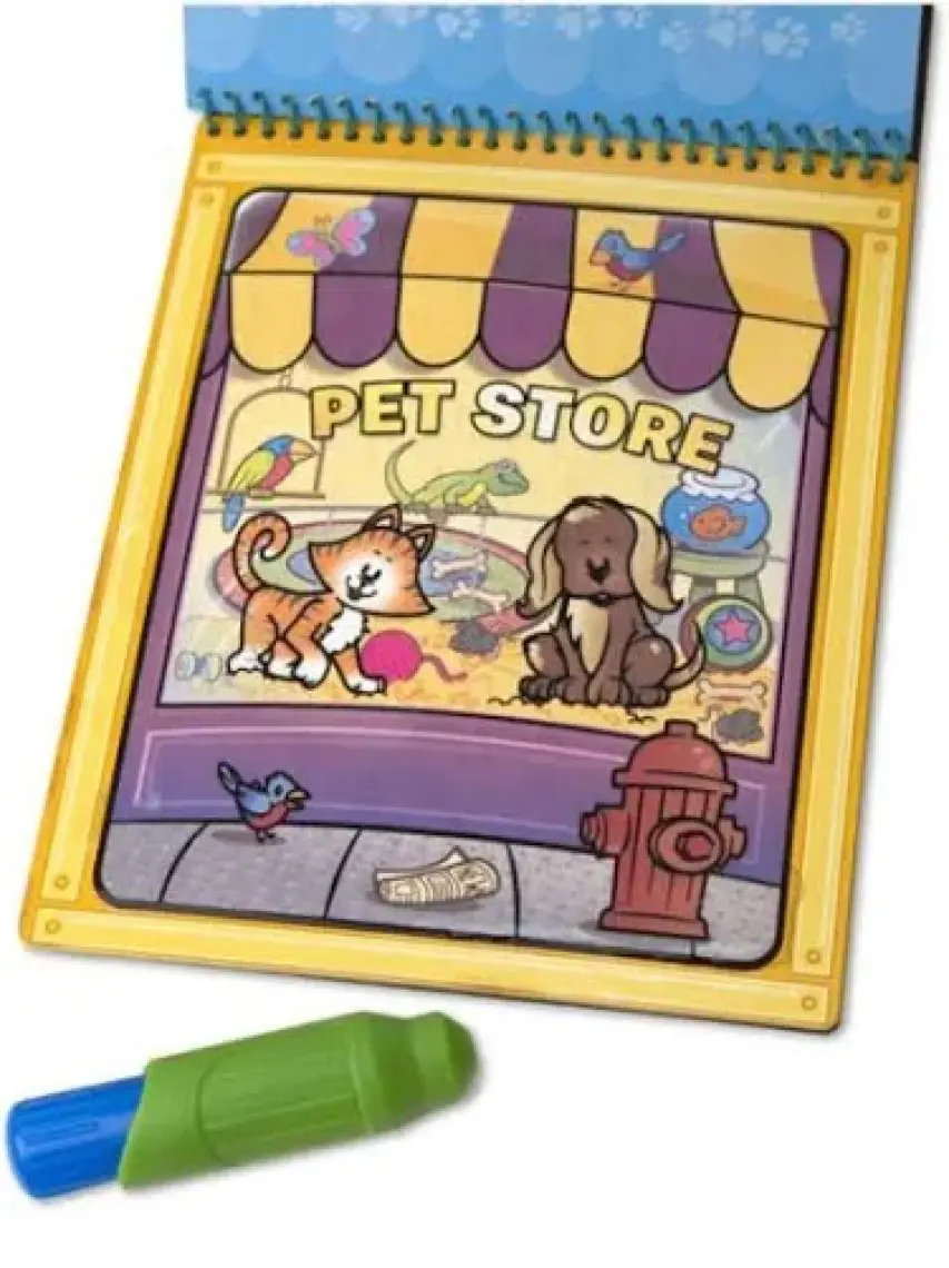 Melissa & Doug Water Wow Su İle Boyama Kitabı Çiftlik Noktaları Birleştir