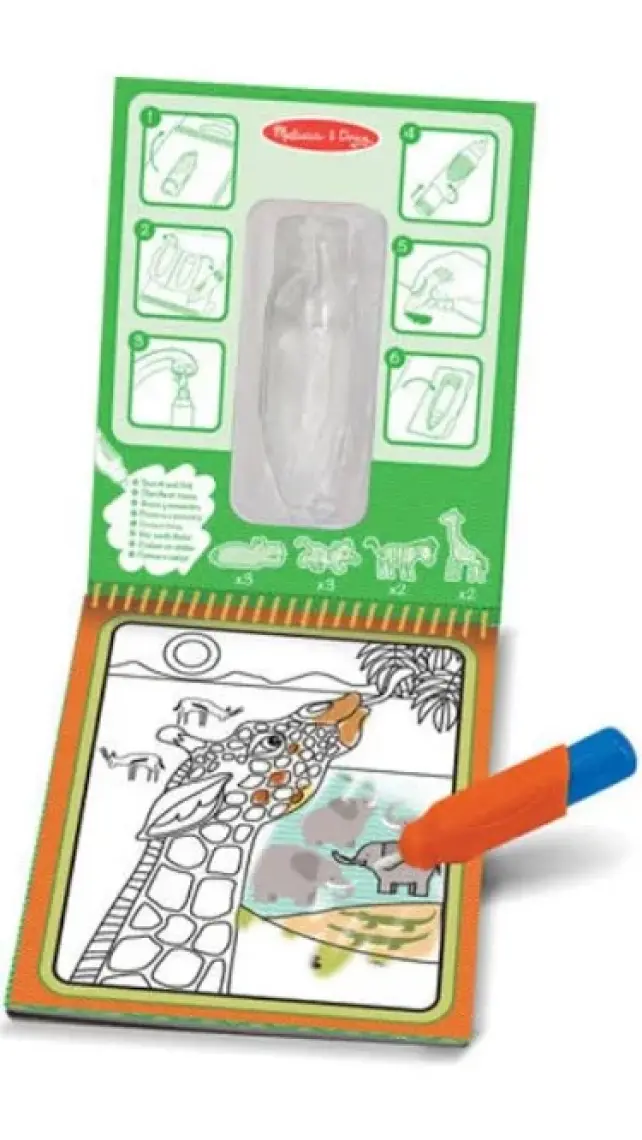 Melissa & Doug Water Wow Su İle Boyama Kitabı Çiftlik Noktaları Birleştir